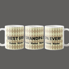 Taza De Café Añadir nombres Cambiar abuelo