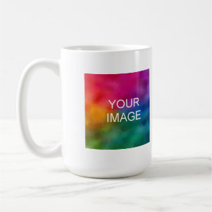 Taza De Café Añadir su propia imagen de foto Textos logotipo co
