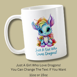 Taza De Café Añadir texto de nombre - ¡Sólo un Chica que ama a 