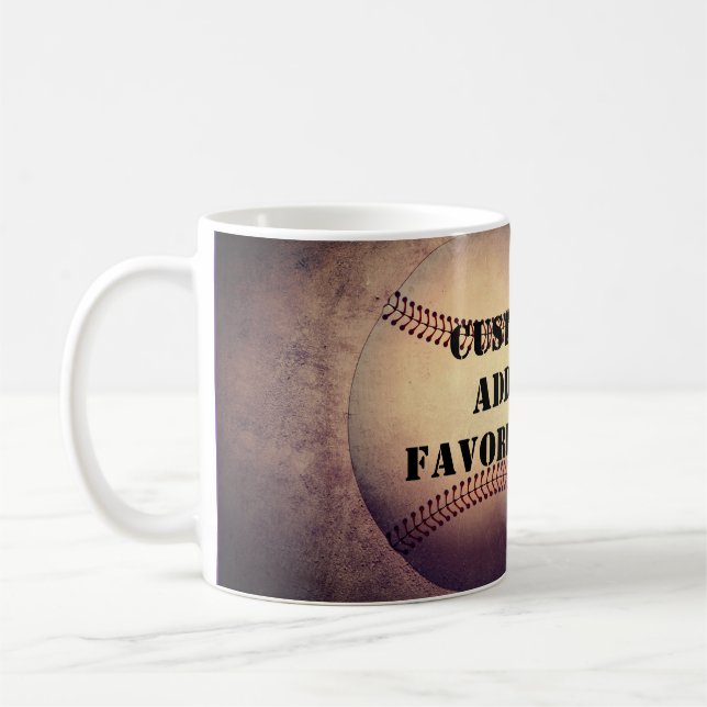 Taza De Café añadir tu propia cita personalizado mug diseño de  (Izquierda)