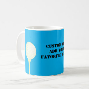 Taza De Café añadir tu propio presupuesto personalizado de text