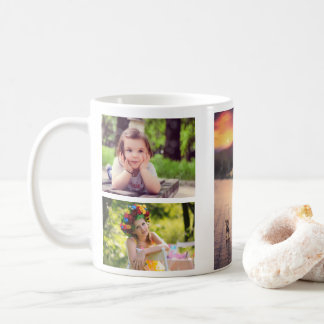 Taza De Café Añadir tu propio tazón de café de 5 Collages de fo