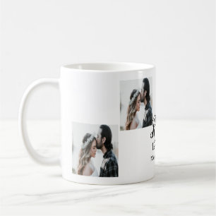 Taza De Café Añadir una foto de pareja de recién casados añadir
