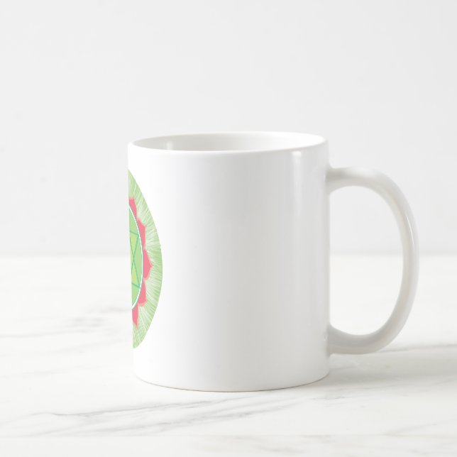 Taza De Café Anahata Heart White 325 ml Classic White Mug (Derecha)