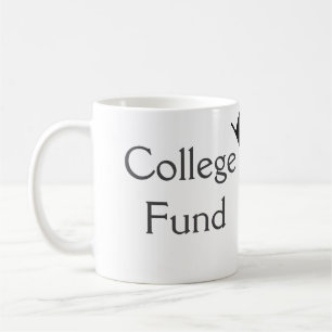 Taza De Café Análisis de fondos universitarios QR agregar detal