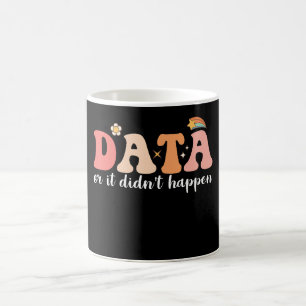 Taza De Café Analista de Comportamiento Groovy de Datos O No Pa
