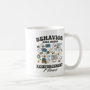 Taza De Café Analista de comportamiento Silly Goose Rbt Aby The