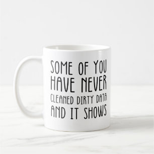 Taza De Café Analista de datos y científico de datos divertido 