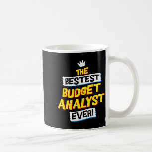 Taza De Café Analista de presupuesto de camiseta ocupación labo