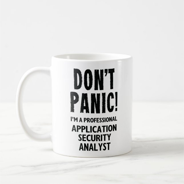 Taza De Café Analista de seguridad de aplicaciones (Izquierda)