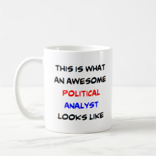 Taza De Café analista político, impresionante