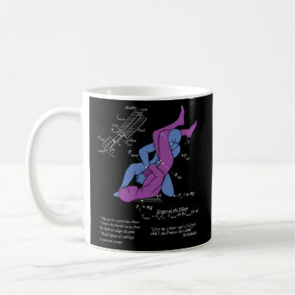 Taza De Café Anatomía Brasileña Jiu-Jitsu De La Presentación De