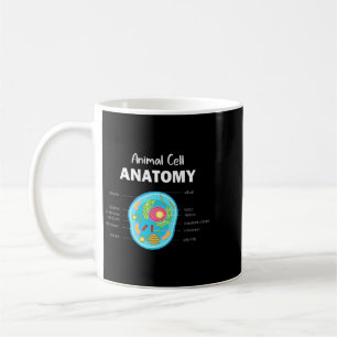 Taza De Café Anatomía Científica Biológica De Células Animales