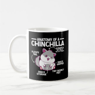 Taza De Café Anatomía De Chinchilla Chinchilla