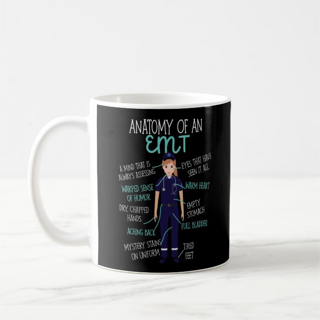 Taza De Café Anatomía De Emergencia De EMS De Un Emt (Izquierda)