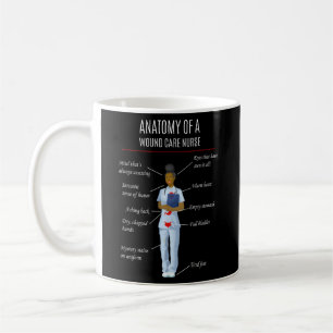 Taza De Café Anatomía De Enfermeras Negras De Una Enfermera Cui