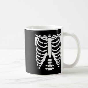 Taza De Café Anatomía de jaulas de la jaula de la camisa de Ske