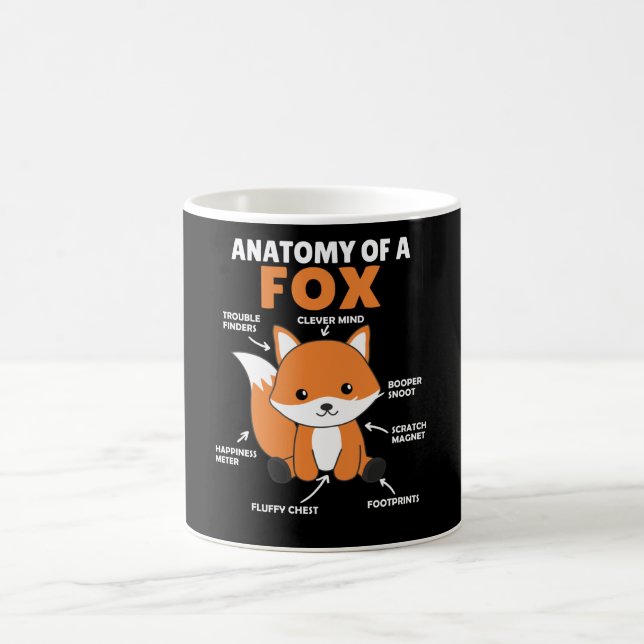 Taza De Café Anatomía De La Explicación De Fox Dulce (Centro)