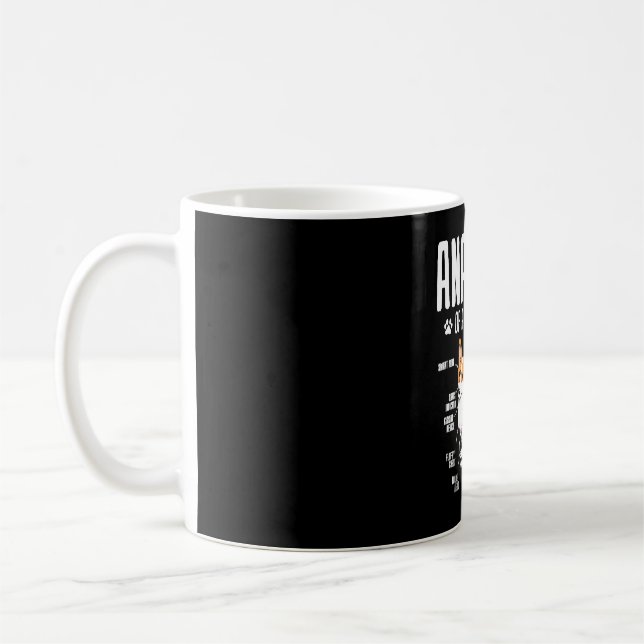 Taza De Café Anatomía De Un Corgi Galés (Izquierda)
