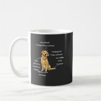 Taza De Café Anatomía de un Golden Retriever - Mamá/Papá de per