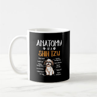 Taza De Café Anatomía De Un Tzu Shih/ Perro Perro