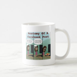 Taza De Café Anatomía de una publicación divertida en Facebook