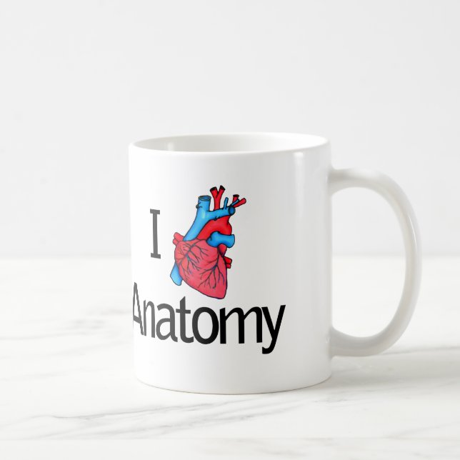 Taza De Café Anatomía del corazón (Derecha)
