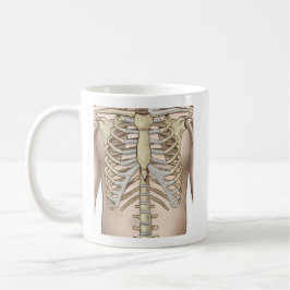 Taza De Café Anatomía del esqueleto masculino Fuzzy Express®
