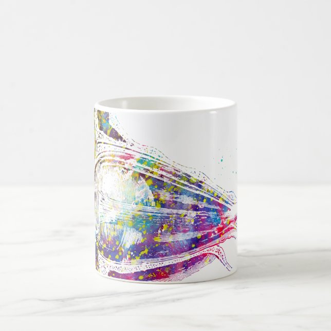 Taza De Café Anatomía ocular (Centro)