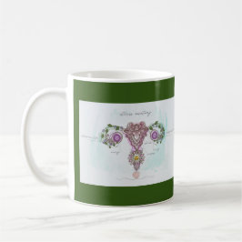 Taza De Café Anatomía Uterus botánica