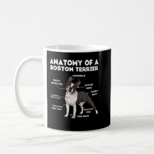 Taza De Café Anatomy of a Boston Terrier