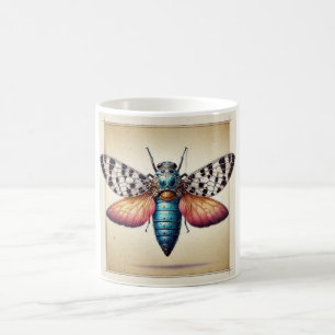 Taza De Café Anatya Insect Dorsal View 180724IREF215 - Watercol