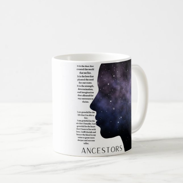 Taza De Café Ancestros ofreciendo música (Anverso derecho)