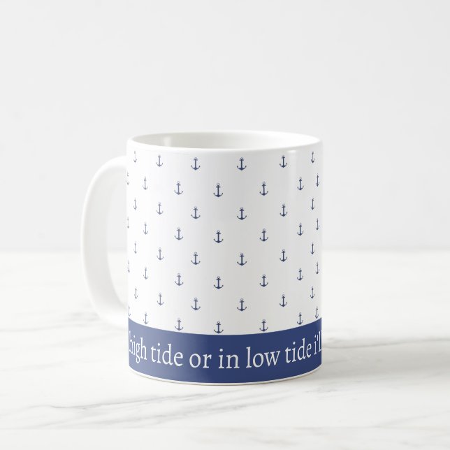 Taza de café Anchors Away Beach (Anverso izquierdo)