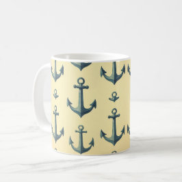 Taza De Café Anchors Aweigh se traduce como "Anclas Aweigh" o m