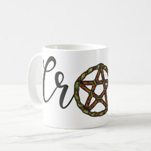 Taza De Café Anciana Diosa Pagana Anciana Arte wicca
