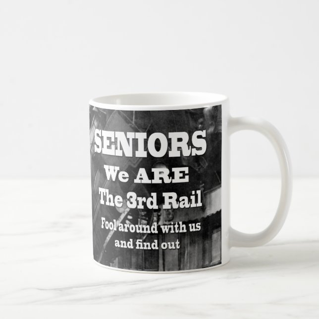 Taza De Café Ancianos Somos El Tercer Tren (Derecha)