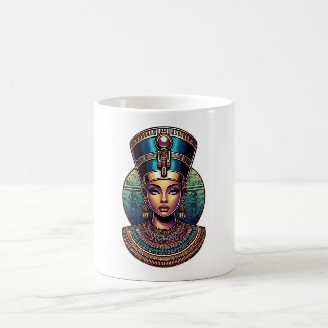 Taza De Café Ancient Egyptian Queen [Nefertari] (Centro)