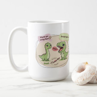 Taza De Café Ancient love language. 🦖☕✨
