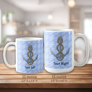Taza De Café Ancla con Rope