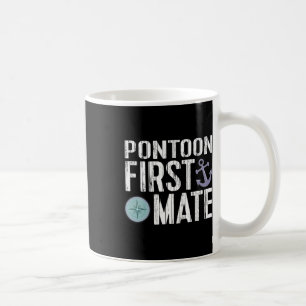 Taza De Café Ancla de primer oficial de pontón de navegación ná