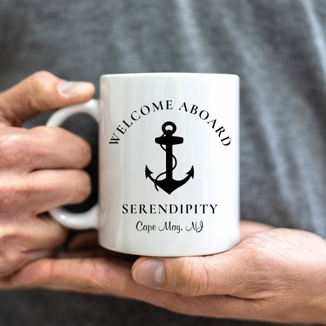 Taza De Café Anclaje de barco personalizado (Subido por el creador)