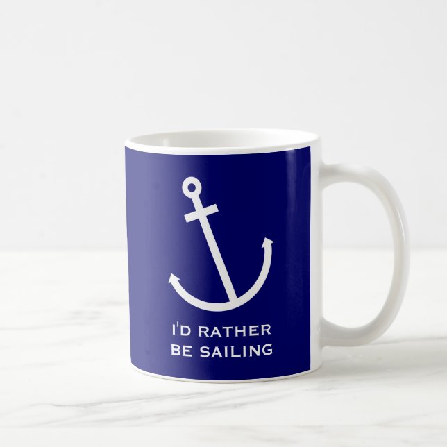 Taza De Café Anclas Aweigh (Derecha)