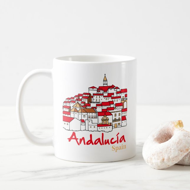 Taza De Café Andalucía 2 (Con donut)