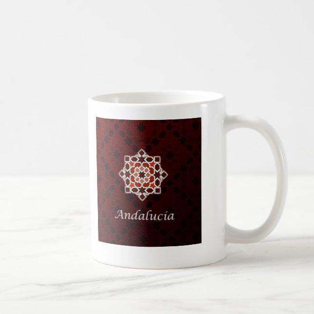 Taza De Café Andalucía arte de azulejo y cerámica marroquí en (Derecha)