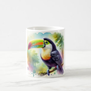 Taza De Café Andean grey breasted toucan 100924AREF147 - Waterc