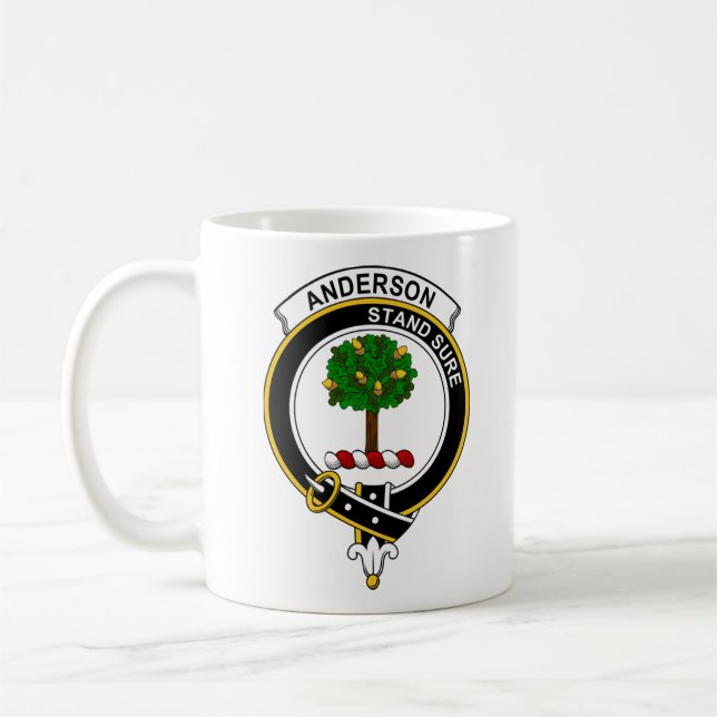 Taza De Café Anderson Tartan Coffee Mug - tamaño 11oz (Izquierda)
