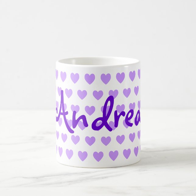 Taza De Café Andrea en morado (Centro)