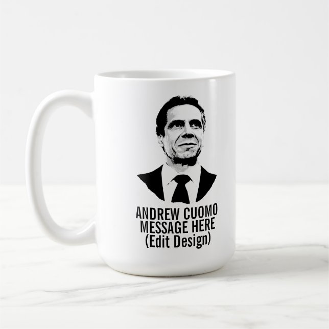 Taza De Café Andrew Cuomo personalizado (Izquierda)