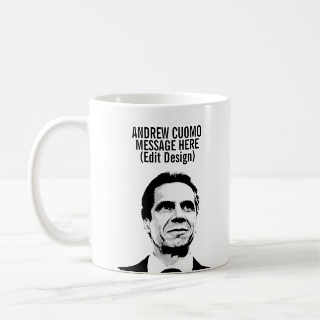 Taza De Café Andrew Cuomo personalizado (Izquierda)